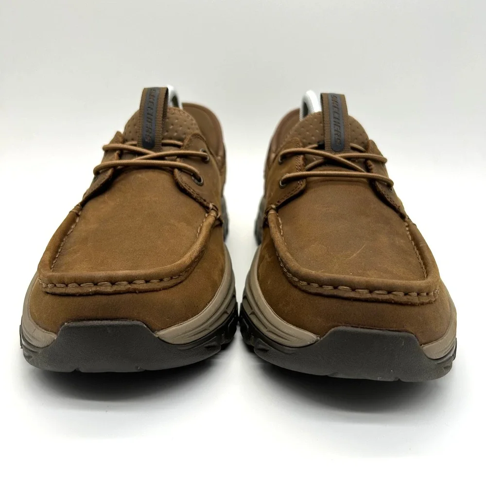 Skechers Knowlson Shore Thing Shoes Mens 9.5 Desert Brown Slip-in Boat Relaxed